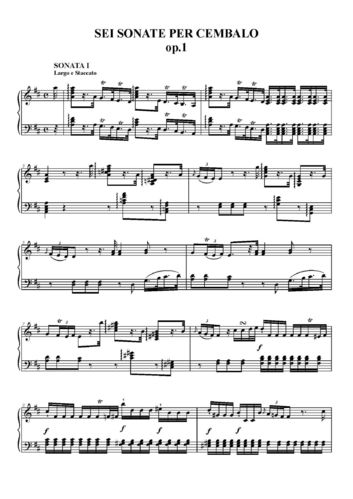Giovanni Marco Rutini: 6 Sonate op.1