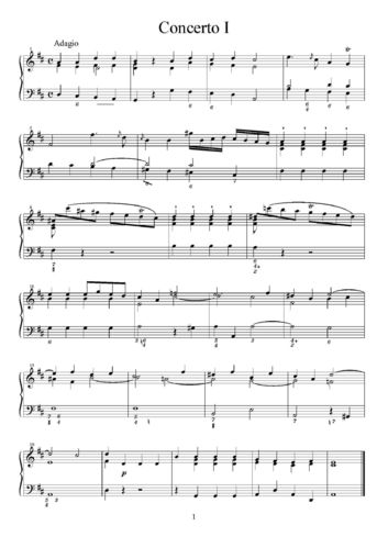 Francesco Geminiani:
Sechs Concerti op.3
