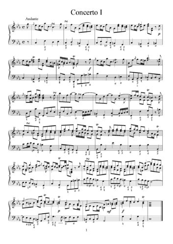 Francesco Geminiani:
Sechs Concerti op.2