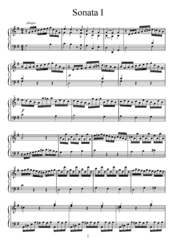 Johann Wilhelm Hertel (1727-1789):
Sei Sonate per il cembalo solo Heft 2