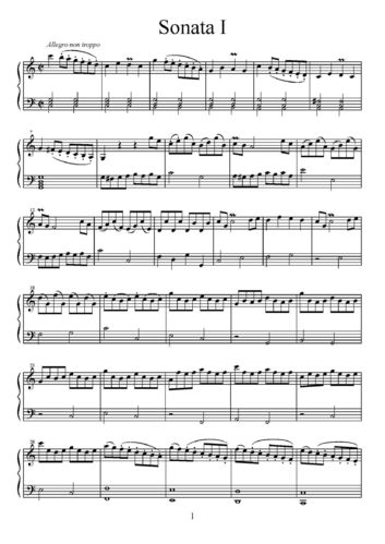 Hubert Renotte (1704-1745):
Six Sonates paar le Clavecin