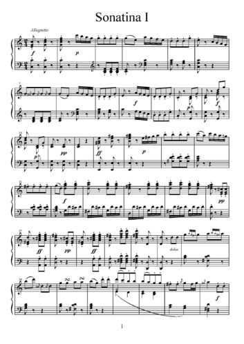 Justin Heinrich Knecht (1752-1817):
IV Sonatines pour le piano-forte oeuvre
6me