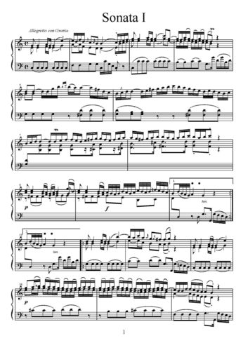 Johann Nikolaus Forkel (1749-1818):
Sechs Claviersonaten