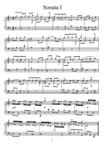 Johann Friedrich Reichardt (1752-
1814): Sei sonate per il clavicembalo
tomo II