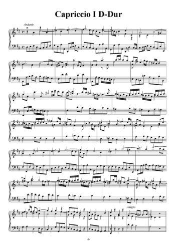 Jan Dismas Zelenka: (1679-1745):
5 Capricci, Concerto