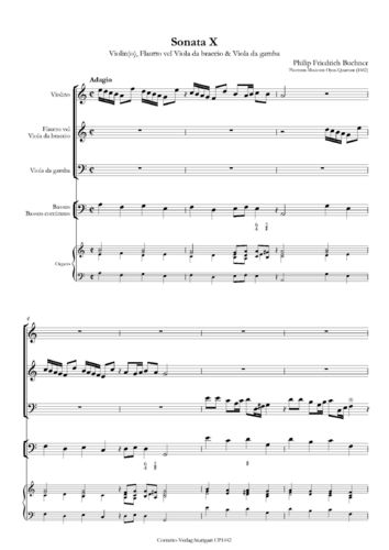 Philip Friedrich Buchner (1614-1669): Sonata X und XI aus op.4