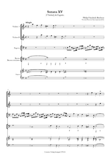 Philip Friedrich Buchner (1614-1669): Sonata XV und XVI aus op.4