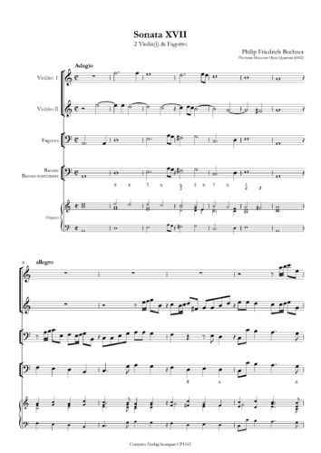 Philip Friedrich Buchner (1614-1669): Sonata XVII und XVIII aus op.4